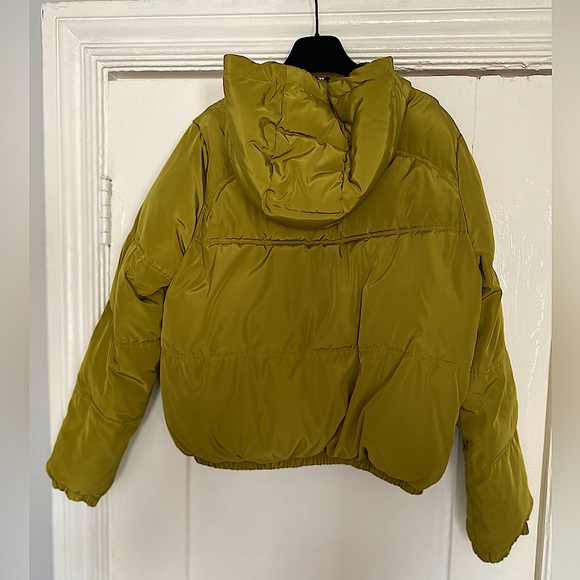 h&m x kangol collab green puffer jacket SZ S - Picture 4 of 7